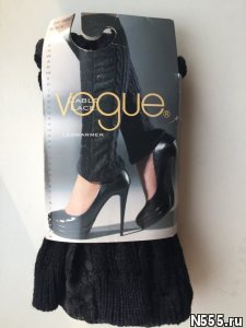 Гетры новые vogue 42 44 46 48 s m l черные вязаные